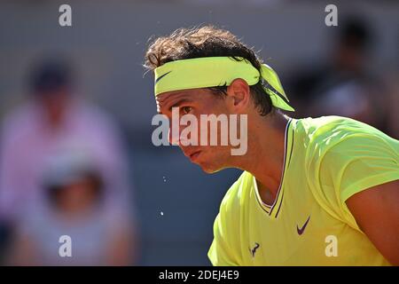 Rafael Nadal aus Spanien ist gegen David Goffin aus Belgien in der dritten Runde der Männer-Singles am 6. Tag der 2019 French Open bei Roland Garros am 31. Mai 2019 in Paris, Frankreich. Foto von Laurent Zabulon / ABACAPRESS.COM Stockfoto