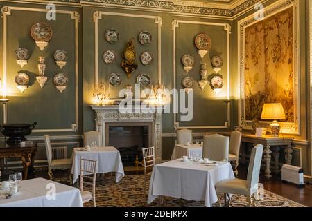 England, Kent, Leeds Castle, The Dining Room Stockfoto