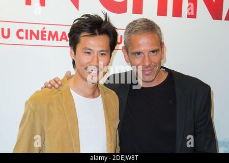 Frederic Chau, Medi Sadoun nimmt an der Pariser Filmpremiere 'Made in China' am 17. Juni 2019 in Paris Teil. Foto von Nasser Berzane/ABACAPRESS.COM Stockfoto