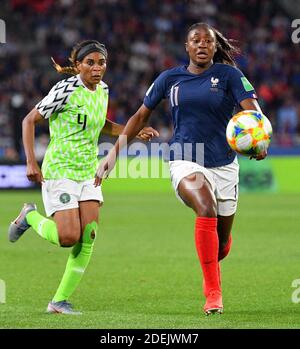 Diani während der FIFA Frauen-Weltmeisterschaft Frankreich Gruppe A Spiel Nigeria gegen Frankreich am 17. Juni 2019 in Rennes , Frankreich. Foto von Christian Liewig/ABACAPRESS.COM Stockfoto