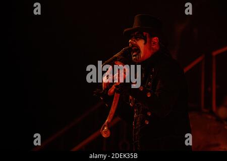 King Diamond spielt live auf der Bühne während des Hellfest Open Air Festivals am 21. Juni 2019 in Clisson, Frankreich Foto von Julien Reynaud/APS-Medias/ABACAPRESS.COM Stockfoto