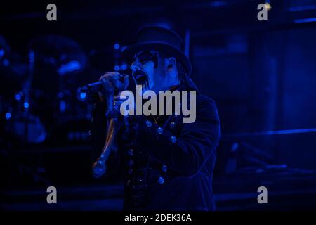 King Diamond spielt live auf der Bühne während des Hellfest Open Air Festivals am 21. Juni 2019 in Clisson, Frankreich Foto von Julien Reynaud/APS-Medias/ABACAPRESS.COM Stockfoto