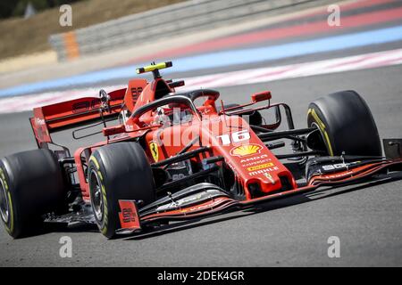 Charles Leclec (Scuderia Ferrari) fährt während des Grand Prix de France 2019, Le Castellet, Frankreich, am 23. Juni 2019. Foto von Marco Piovanotto/ABACAPRESS.COM Stockfoto