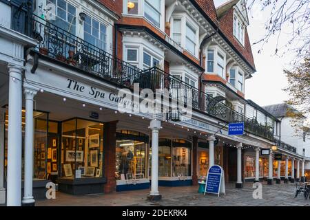 England, Kent, Tunbridge Wells, die Dachpfannen Einkaufsstraße Stockfoto