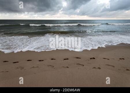 Strand in Wladyslawowo, Polen. 22. November 2020 © Wojciech Strozyk / Alamy Stockfoto Stockfoto