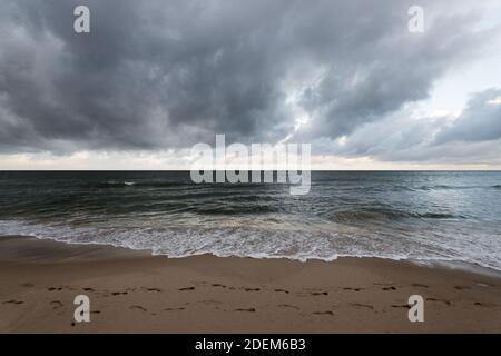 Strand in Wladyslawowo, Polen. 22. November 2020 © Wojciech Strozyk / Alamy Stockfoto Stockfoto