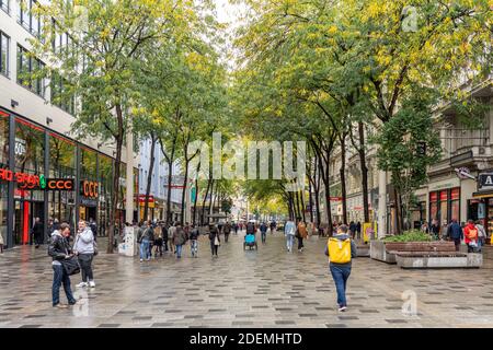 Mariahilfer Straße in Wien, Österreich, Europa Mariahilfer Straße, Wien, Österreich, Europa Stockfoto