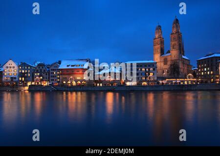 Geographie / Reisen, Schweiz, Zürcher Altstadt, Additional-Rights-Clearance-Info-not-available Stockfoto