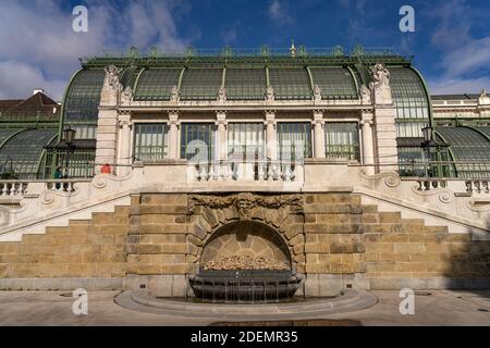 Das Palmenhaus in Wien, Österreich, Europa Palmenhaus Palmenhaus in Wien, Österreich, Europa Stockfoto