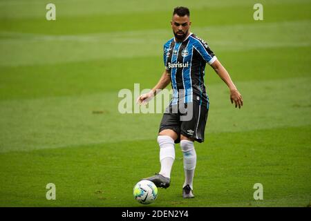 30. November 2020; Arena de Gremio, Porto Alegre, Brasilien; Brasilianische Serie A, Gremio gegen Goias; Maicon von Gremio Stockfoto