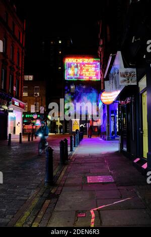 Rupert Street, Soho, London am frühen Abend, während der Coronavirus-Sperre von 2020 Stockfoto