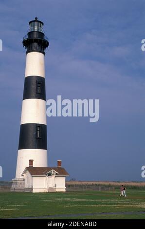 USA, Deep South, Southeast, Dixie, North Carolina, Outer Banks, Bodie Island Lighthouse Stockfoto