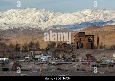 USA, Nevada, Esmeralda County, Coaldale, Sierra Nevada, Geisterstadt Stockfoto