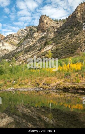 USA, Great Basin, Nevada, Elko County, Ruby Mountains, Lamoille Canyon, Stockfoto