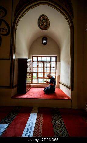 Große Moschee (ulu camii) in Bursa, Türkei Stockfoto