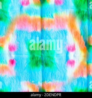 Nahtlose schmutzige Kunst. Abstrakter Kunst Hintergrund. Bunte helle Textur. Leuchtend rot, gelb, blau, grün. Zeitgenössische Kunst. Trendige Krawatte Farbstoff Pat Stockfoto