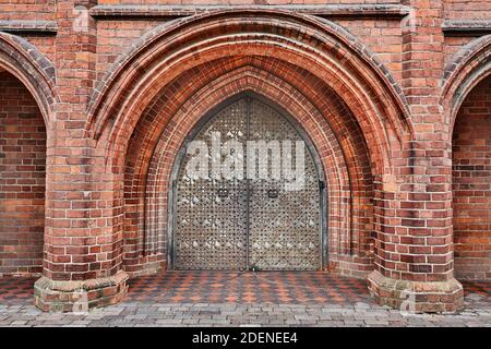 Alte Kirche Tür Stockfoto