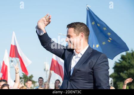 Rafal Trzaskowski in Gdynia, Polen. 17. Juli 2020 © Wojciech Strozyk / Alamy Stockfoto Stockfoto