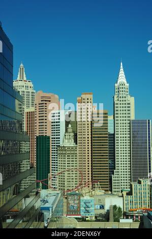 New York New York Hotel in Las Vegas USA Stockfoto