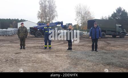 Bundeswehr Truppenlager Werdeck, Werdecker Forst 1, 02957 Krauschwitz Stockfoto