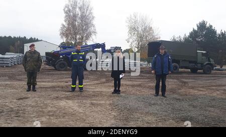 Bundeswehr Truppenlager Werdeck, Werdecker Forst 1, 02957 Krauschwitz Stockfoto