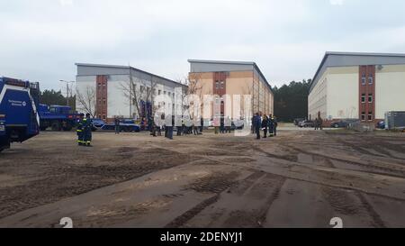 Bundeswehr Truppenlager Werdeck, Werdecker Forst 1, 02957 Krauschwitz Stockfoto