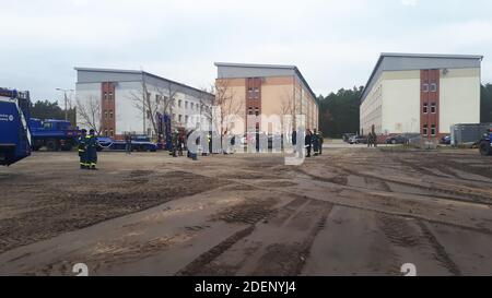 Bundeswehr Truppenlager Werdeck, Werdecker Forst 1, 02957 Krauschwitz Stockfoto