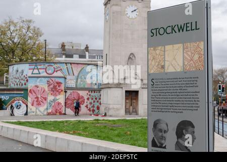 Das Violette Szabo Memorial im Stockwell Memorial Garden in South London. Foto von Sam Mellish Stockfoto