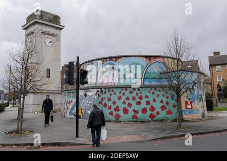 Das Violette Szabo Memorial im Stockwell Memorial Garden in South London. Foto von Sam Mellish Stockfoto