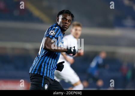 Gewiss Stadium, Bergamo, Italien, 01 Dec 2020, Duvan Zapata (Atalanta) während Atalanta Bergamasca Calcio gegen FC Midtjylland, UEFA Champions League Fußballspiel - Foto Francesco Scaccianoce / LM Stockfoto