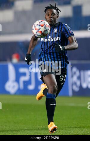 Gewiss Stadium, Bergamo, Italien, 01 Dec 2020, Duvan Zapata (Atalanta) während Atalanta Bergamasca Calcio gegen FC Midtjylland, UEFA Champions League Fußballspiel - Foto Francesco Scaccianoce / LM Stockfoto