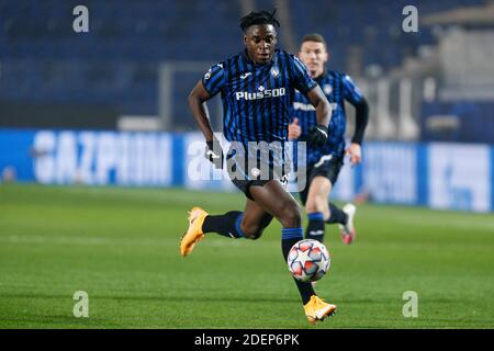 Gewiss Stadium, Bergamo, Italien, 01 Dec 2020, Duvan Zapata (Atalanta) während Atalanta Bergamasca Calcio gegen FC Midtjylland, UEFA Champions League Fußballspiel - Foto Francesco Scaccianoce / LM Stockfoto