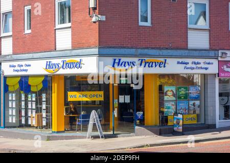 Das Reisebüro Hays ist in der Marktstadt unterwegs Von Nantwich Cheshire England Großbritannien Stockfoto