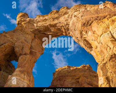 Grosvenor Arch in der Nähe des Kodachrome Basin State Park, südlich von Cannonville, Utah. Stockfoto