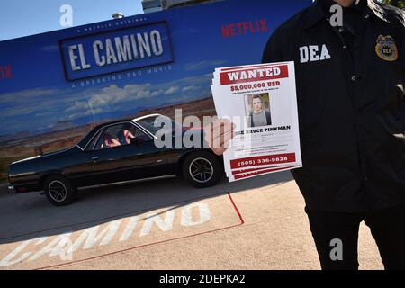 Die Premiere von Netflix's 'El Camino: A Breaking Bad Movie' im Regency Village Theater am 07. Oktober 2019 in Los Angeles, CA, USA. Foto von Lionel Hahn/ABACAPRESS.COM Stockfoto