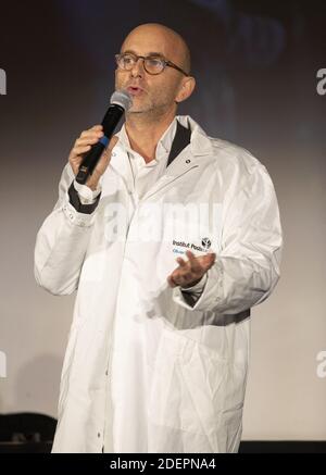 Olivier SCHWARTZ (Wissenschaftlicher Direktor am Institut Pasteur) bei der Vorstellung von Pasteurdon am Institut Pasteur, am 9. Oktober 2019, Paris, Frankreich, Foto von Loic Baratoux/ABACAPRESS.COM Stockfoto