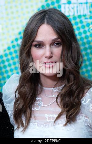 Keira Knightley bei der offiziellen Secrets Premiere während des 63. BFI London Film Festival in London, England am 10. Oktober 2019. Foto von Aurore Marechal/ABACAPRESS.COM Stockfoto