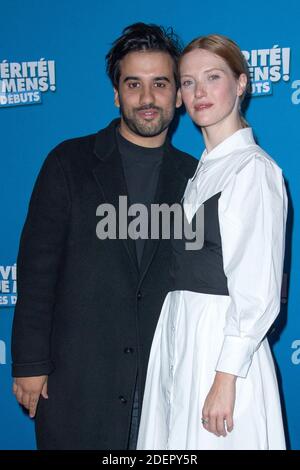 Yohan Manca et Fleur Geffrier Assistent a la Premiere du Film La Verite Si je Mens Les Debuts au Cinema le Grand Rex a Paris, Frankreich, le 15 Octobre 2019. Foto von Aurore Marechal/ABACAPRESS.COM Stockfoto