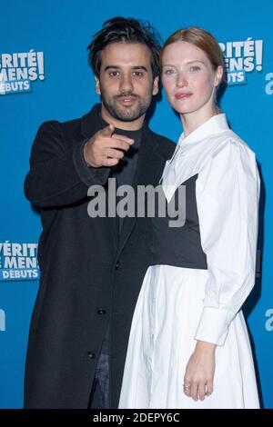 Yohan Manca et Fleur Geffrier Assistent a la Premiere du Film La Verite Si je Mens Les Debuts au Cinema le Grand Rex a Paris, Frankreich, le 15 Octobre 2019. Foto von Aurore Marechal/ABACAPRESS.COM Stockfoto