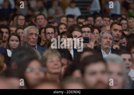 Gerard Darmon, Monica Bellucci, Alain Chabat bei der Sondervorführung des Films Asterix Mission Cleopatre während des 11. Lyon Lumiere Festivals in der Halle Tony Garnier in Lyon, Frankreich am 17. Oktober 2019. Foto von Julien Reynaud/APS-Medias/ABACAPRESS.COM Stockfoto