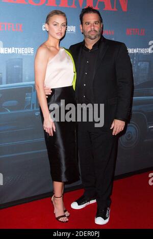 Lala Kent und Randall Emmett besuchen am 17. Oktober 2019 die Pariser Premiere von 'The Irishman' in der Cinematheque Francaise in Paris. Foto von Nasser Berzane/ABACAPRESS.COM Stockfoto