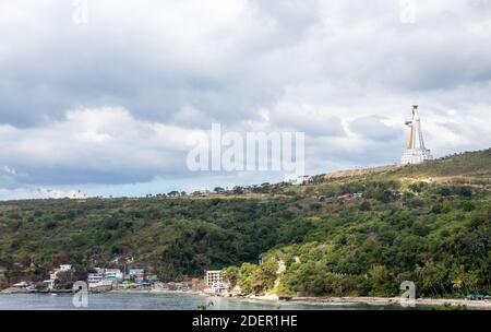 Die riesige Mary Statue im Montemaria Pilgerzentrum in Batangas, Philippinen Stockfoto