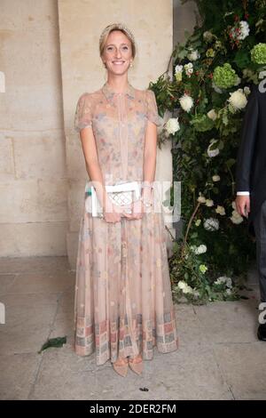 Prinzessin Maria-Laura von Belgien nimmt an der königlichen Hochzeit von Prinz Jean-Christophe Napoleon und Olympia von Arco-Zinneberg am 19. Oktober 2019 in Paris, Frankreich, Teil. . Foto von David Niviere/ABACAPRESS.COM Stockfoto