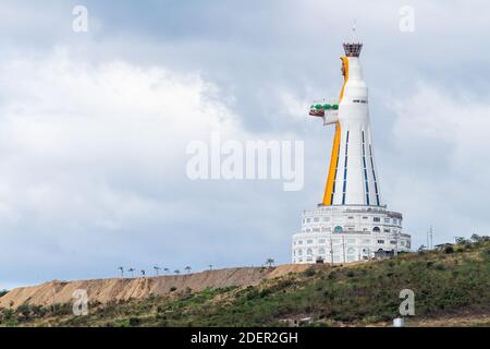 Die riesige Mary Statue im Montemaria Pilgerzentrum in Batangas, Philippinen Stockfoto