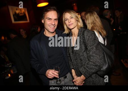 Pascale Arbillot et Sebastien Thiery lors de l'After Party du Film 'Mon Chien stupide', au Buddha Bar organisé par five eyes Produktion A Paris, France le 22 Octobre 2019. Foto von Jerome Domine/ABACAPRESS.COM Stockfoto