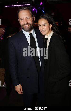 Exclusif - Marc Beaugé et Lilia Hassaine lors de la soirée de lancement du 3e numéro du Magazine L'Etiquette, chez Castel a Paris, France le 23 Oktobre 2019. Foto von Jerome Domine/ABACAPRESS.COM Stockfoto