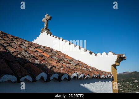 Kapelle von Nossa Senhora da Penha, Castelo de Vide, Portugal, Europa. Stockfoto