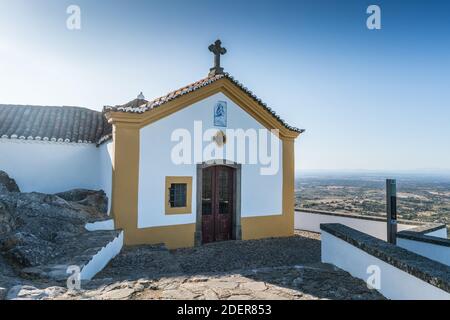 Kapelle von Nossa Senhora da Penha, Castelo de Vide, Portugal, Europa. Stockfoto