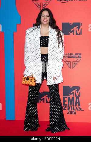 Rosalia nimmt an der MTV EMAS 2019 auf der FIBES Konferenz- und Ausstellungszentrum am 03. November 2019 in Sevilla, Spanien, Teil. Foto von David Niviere/ABACAPRESS.COM Stockfoto