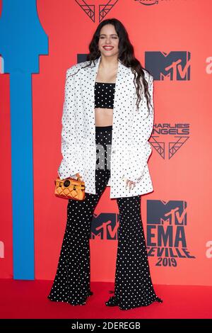 Rosalia nimmt an der MTV EMAS 2019 auf der FIBES Konferenz- und Ausstellungszentrum am 03. November 2019 in Sevilla, Spanien, Teil. Foto von David Niviere/ABACAPRESS.COM Stockfoto